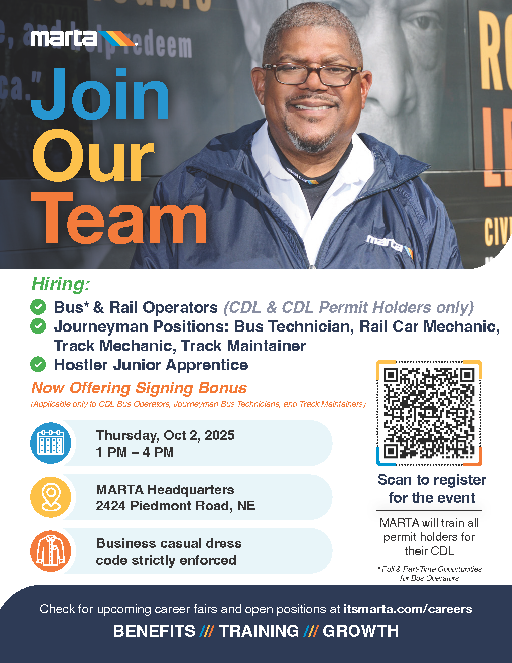 MARTA Career Fair Flyer - 10.2.2025